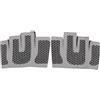 Beavorty 2 Pezzi Guanti Antiscivolo per Yoga e Allenamento, Mezze Dita | Protezione Dita Mano, Presa Migliorata, Silicone e Rete Traspirante, Nero