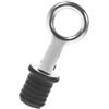 DEARMAMY Tappo di Scarico per Imbarcazioni 25mm Acciaio | Kayak e Motoscafi, Design a Drenaggio Rapido, Costruzione Resistente alle Intemperie, Argento