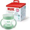 NUK Mini Magic Cup bicchiere bambini, 6+ mesi, Pinguino Verde, Tazza per bambini 160 ml, bordo antigoccia a 360°, manici antiscivolo, confezione da 1 pezzi