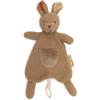 Jollein Baby Comforter - Kangaroots - Peluche e panno per ciuccio - Extra morbido - Panno per coccole per neonati - Con anello di fissaggio - Regali per neonati - 28x11 cm