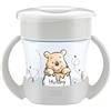 NUK Mini Magic Cup bicchiere bambini, 6+ mesi, Winnie the Pooh, Tazza per bambini 160 ml, bordo antigoccia a 360°, manici antiscivolo, confezione da 1 pezzi