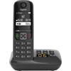 Gigaset Telefono cordless Gigaset - Segreteria telefonica con ID chiamante - in nero AS690A