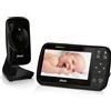 Alecto DVM149 - Baby monitor con telecamera e display a colori da 4,3", nero