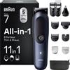 Braun Tagliacapelli multifunzione Braun MGK7540 - 120 minuti di autonomia - Impermeabile - Nero
