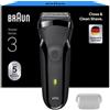 Braun Rasoio elettrico Braun Serie 3 300s, autonomia di 30 minuti, colore nero