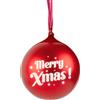 BigBen Altoparlante Bluetooth Bigben, forma a sfera di Natale, colore rosso