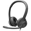 LOGITECH Cuffie cablate Logitech H390 USB-C con microfono antirumore e controlli integrati, colore nero