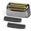 Babyliss Testina di ricambio per rasoio BABYLISS ACFS991DBLD - Doppia griglia in titanio - Magnetica - Impermeabile