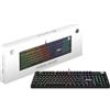 MSI Tastiera da gaming meccanica cablata MSI FORGE GK320, interruttori Red, RGB, nera