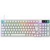 LOGITECH Tastiera da gioco cablata Logitech G G316 X 98 AZERTY, illuminazione RGB Lightsync, bianca