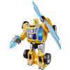 Hasbro Figurine Transformers CYBERWORLD Bumblebee, 28 cm, con effetti sonori e luminosi, trasformazione rapida, consigliata per bambini dai 6 anni in su