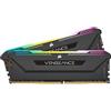 Corsair Memoria RAM Corsair Vengeance RGB Pro SL DDR4 32GB 3200 MHz CL16 1.35V, colore nero, modello CMH32GX4M2E3200C