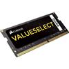 Corsair Modulo di memoria RAM Corsair ValueSelect DDR4, 8GB (1x8GB), DIMM, 2133 MHz, 1.20V, colore nero, modello CMSO8GX4M1A2133C