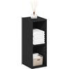 Furinno Fulda Libreria salvaspazio a 2 ripiani, larghezza 20 cm, legno nero