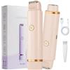 BUTBU Epilatore Viso Donna, Epilatore Elettrico Donna Usb Ricaricabile, Classificazione Ipx7, Silk Epil Viso, Braccia E Gambe, Regalo Perfetto Per Giorno Ringraziamento, Festa Della Donna E Mamma-Rosa