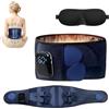 EDDWOXUC Vertaline Lumbarest - Massaggiatore,5 Calore,3 Vibrazione，Blu