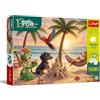 Trefl - Dachshund Matters - 160 pezzi - Puzzle colorato con animali e la famiglia Treflik, divertimento per bambini dai 5 anni in su