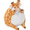 Wild Republic Flipkins Giraffe, Peluche, 12 cm, Giocattolo Morbido, Imbottitura con Bottiglie d'Acqua Riciclate Filate