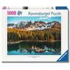Ravensburger - Puzzle 1000 Pezzi Lago Di Carezza, Italia, Adulti 70x50cm | Puzzle 1000 pezzi foto, formato 70x50 cm, per adulti dai 14 anni e ideale come regalo originale.