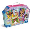 Trefl Junior - Bambole L.O.L. colorate - Puzzle Glitter 70 pezzi, puzzle glitterato per i piccoli fan di L.O.L. Suprise, divertente per bambini dai 4 anni in su