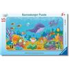 Ravensburger - Cuccioli Di Mare, Puzzle 3+ Anni, Incorniciato Con 15 Pezzi | Puzzle educativo Cuccioli di Mare con 15 pezzi e cornice inclusa, ideale per bambini dai 3 anni e come idea regalo originale.