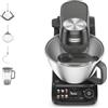 Kenwood Smart-Touch - Planetaria con 6 Programmi Preimpostati, 1000W, Nero | Planetaria, Bilancia e Timer Integrati, Capacità 4,3L, 6 Programmi, Vano Accessori, Frullatore 1,5L, KHC40.040BK
