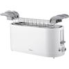 Ardes TOSTO SLEEK PLUS ARTOAST02 - Tostapane a 4 fette con pinze in acciaio inox, 7 livelli di doratura, 3 funzioni, vassoio raccogli briciole rimovibile e design elegante