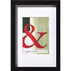 walther design Nero 10 x 15 cm Vetro Vero Cornice in Legno di Stoccolma EA015B