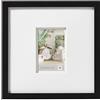 walther design nera 30 x 30 cm con doppio passe-partout Cornice in legno di Stoccolma EA333B