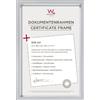 walther design argento 21 x 29,7 cm (DIN A4) con passe-partout, cornice in plastica Steel Style ES130S