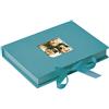 Walther designScatole portaoggetti Verde Petrolio con Apertura per Coperchio, Fun FB-112-K