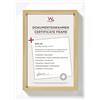 walther designCornice per quadri oro 21 x 29,7 cm (DIN A4) con passe-partout, cornice in plastica Steel Style ES130G