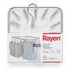 Rayen | Stendibiancheria con mollette | Stendibiancheria da Appendere | Piccoli lavaggi | Adatto per Interni ed Esterni 28,5 x 28 cm