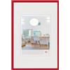 walther design New Lifestyle Cornice portafoto, in confezione da 3 pezzi, da 20 x 30 cm, colore rosso