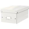 LEITZ SCATOLA ARCHIVIO DVD CLICKSTORE BIANCO METAL