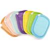Romon Dischetti Struccanti, 7 Pezzi Dischetti Struccanti Riutilizzabili Lavabili, 10x8 Cm Multicolori, Super Morbidi per Tutta Pelle, Pulizia del Viso