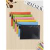 Generic 6 Bustine Portadocumenti con Cerniera Impermeabili in Tessuto per Ufficio, Archiviazione di Documenti, Cosmetici, Articoli da Ufficio, Accessori da Viaggio (Formato A5 23,3 cm x 17 cm, 6 Colori)