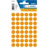 HERMA 240 etichette adesive rotonde colorate, 13 mm, colore arancione brillante