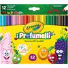 CRAYOLA LISTINO PENNARELLI LAVABILI PUNTA MAXI PROFUMATI CONF. 12 PEZZI ASSORTITI, Crayola Silly Scents