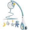 ARTSANA SPA Chicco Next2Dreams Giostrina Neonato 3in1, Carillon con Musica e Luce, Compatibile con Culla , Effetti Sonori e Proiettore Blu