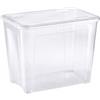 TONTARELLI S.P.A. Box contenitore trasparente 67 L 58x38x46 cm, box plastica per indumenti e casa
