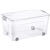 TONTARELLI S.P.A. Combi Box Baule Contenitore Trasparente 43 L con Coperchio a Scatto