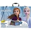 CRAYOLA LISTINO VALIGETTA, FROZEN 2, SET CREATIVO CON PENNARELLI, MATITE E PASTELLI