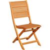 SAL.MAR. S.R.L. Sedia California, Legno di Eucalypto FSC, Pieghevole, Da Esterno