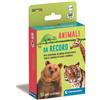 CLEMENTONI S.P.A. GIOCO DI CARTE ANIMALI DA RECORD PER SCOPRIRE TANTE CURIOSITA' SUGLI ANIMALI PER BAMBINI CLEMENTONI