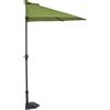 BIZZOTTO ANDREA SPA OMBRELLONE KALIFE MEZZALUNA 2.7 VERDE OLIVA (base non inclusa)