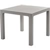 ARETA S.R.L. TAVOLO ARES IN PLASTICA 90X90X74 CM TORTORA ARETA