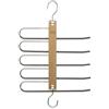 5FIVE Gruccia Porta Pantaloni 5 Posti in Metallo 32x48 cm 181303