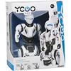 ROCCO GIOCATTOLI SRL Robot Programmabile Junior 1.0 YCOO Silverlit, robot interattivo per bambini, pannello e sensore touch, occhi LED, 6 melodie