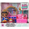 MGA ENTERT.INT.HOLD.COOP.UA-TRADE Her Majesty LOL Surprise OMG, bambola, cabina di bellezza, 8 sorprese, gioco per bambini dai 4 anni